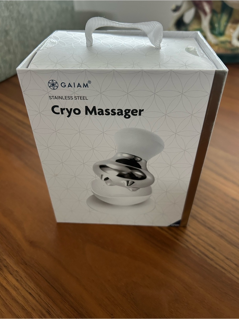 GAIAM Stainless Steel Cryo Massager - Silver & White